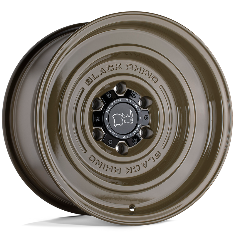 Black Rhino - SOLID - GLOSS ALLIGATOR GREEN - 17" x 9.5", -12 Offset, 6x139.7 (Bolt Pattern), 112.1mm HUB
