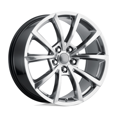 OE Creations - PR184 - Gunmetal - HYPER SILVER DARK - 20" x 9", 34 Offset, 5x127 (Bolt Pattern), 71.5mm HUB