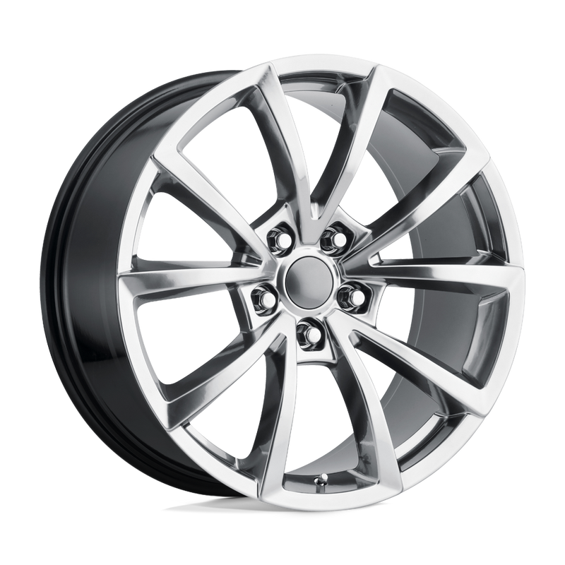 OE Creations - PR184 - Gunmetal - HYPER SILVER DARK - 20" x 9", 34 Offset, 5x127 (Bolt Pattern), 71.5mm HUB
