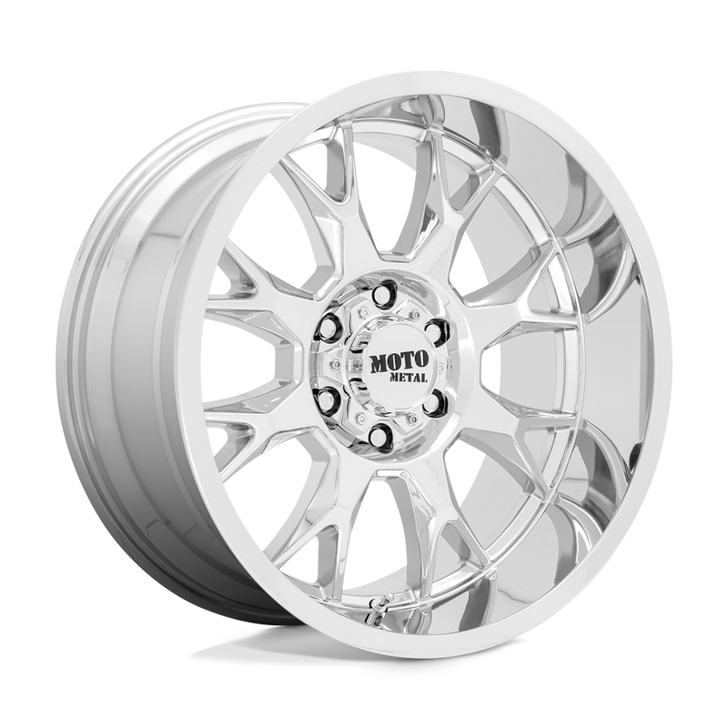Moto Metal - MO806 - Chrome - CHROME - 20" x 10", -18 Offset, 6x139.7 (Bolt Pattern), 106.1mm HUB