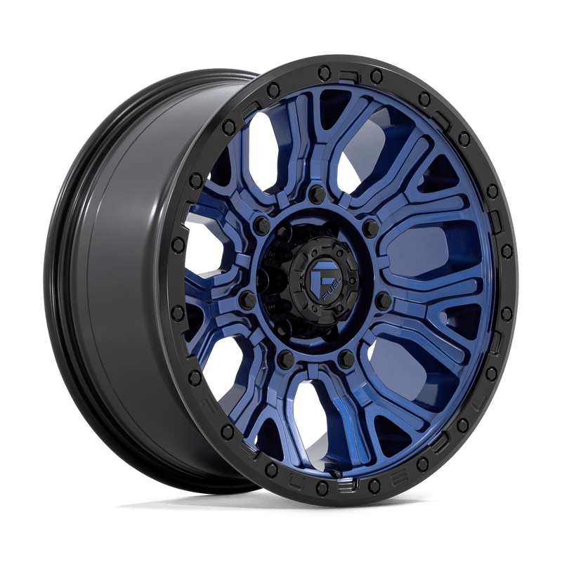 Fuel - D827 TRACTION - DARK BLUE WITH BLACK RING - 20" x 9", 1 Offset, 6x139.7 (Bolt Pattern), 106.1mm HUB