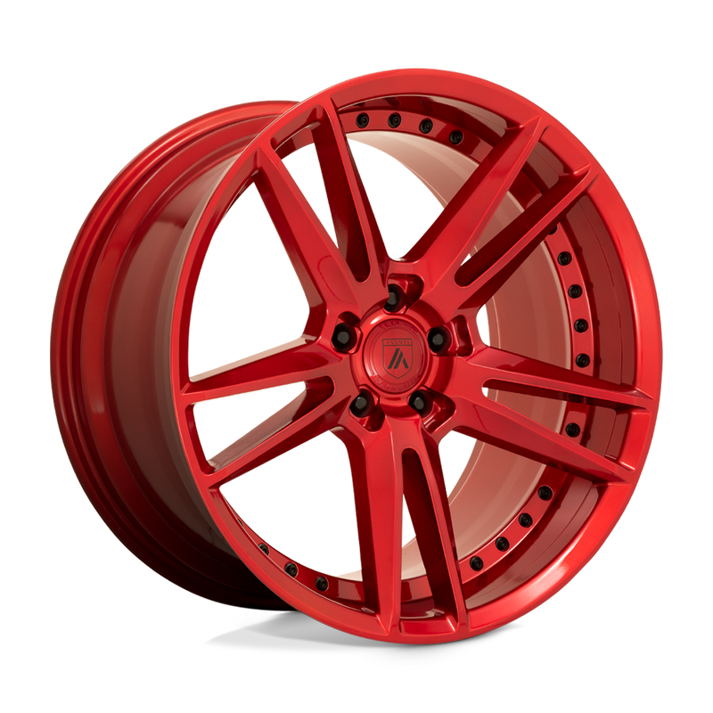 Asanti Black - ABL-33 REIGN - CANDY RED - 20" x 9", 15 Offset, 5x115 (Bolt Pattern), 72.6mm HUB