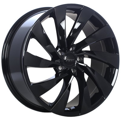 ART - Replica 187 - Black - Gloss Black - 17" x 7.5", 40 Offset, 5x112 (Bolt Pattern), 57.1mm HUB