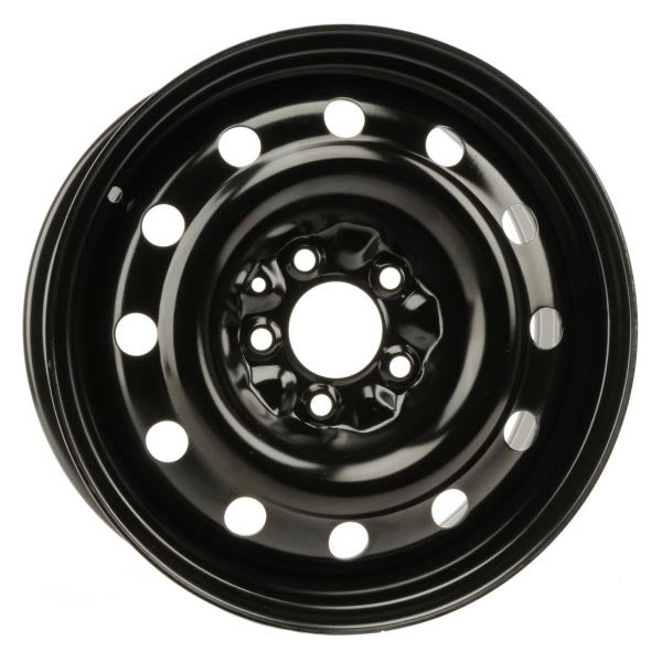 RNB - STEEL WHEEL - Black - Gloss Black - 16" x 6.5", 52 Offset, 5x108 (Bolt Pattern), 63.4mm HUB