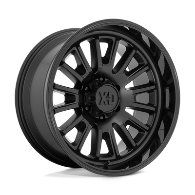 XD Series - XD864 ROVER - Black - SATIN BLACK WITH GLOSS BLACK LIP - 20" x 10", -18 Offset, 5x127 (Bolt Pattern), 71.5mm HUB