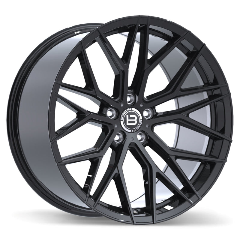 Braelin - BR10 - Black - Gloss Black - 20" x 10.5", 30 Offset, 5x114.3 (Bolt Pattern), 63.4mm HUB