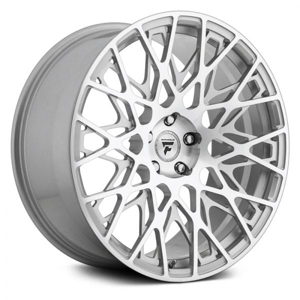 Fittipaldi Sport - FSF08 - Silver - Silver Machined - 20" x 10.5", 38 Offset, 5x112 (Bolt Pattern), 57.1mm HUB
