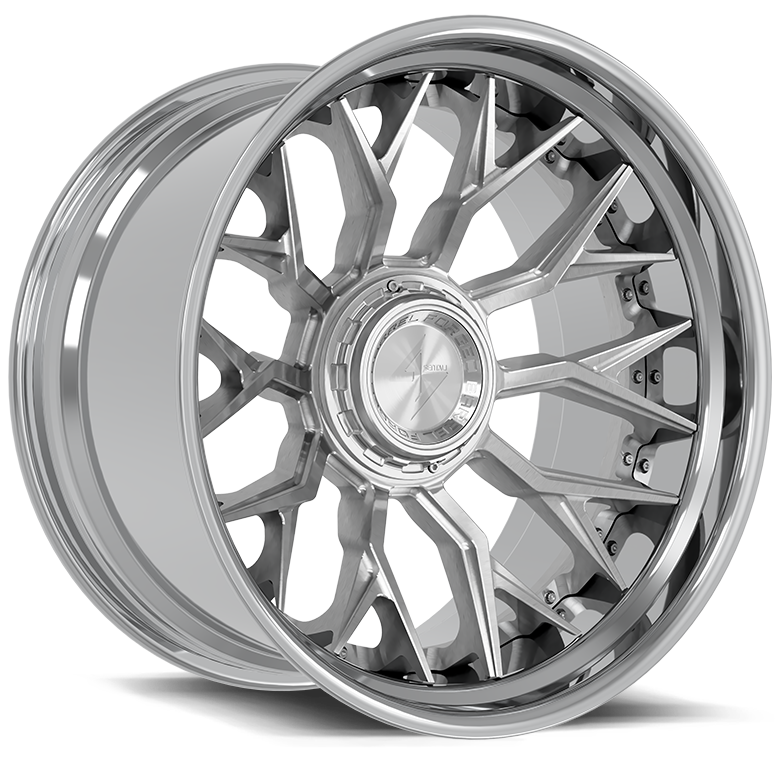 Sentali - BFX2 - Polished - Polished Lip / Brushed Centre - 24" x 12", -44 Offset, 8x165.1/180 (Bolt pattern), 125.20mm HUB