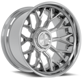Sentali - BFX2 - Polished - Polished Lip / Brushed Centre - 22" x 12", -44 Offset, 5x127/139.7 (Bolt pattern), 78.10mm HUB