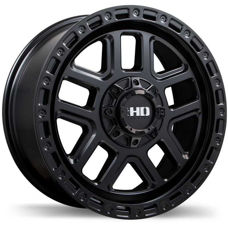 Fast HD - Summit - Black - Satin Black - 18" x 8", 30 Offset, 5x114.3/127 (Bolt Pattern), 72.6mm HUB