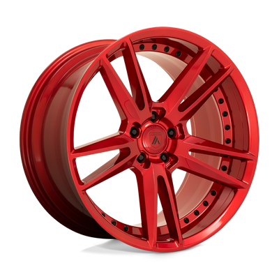 Asanti Black - ABL-33 REIGN - CANDY RED - 20" x 10.5", 38 Offset, 5x114.3 (Bolt Pattern), 72.6mm HUB