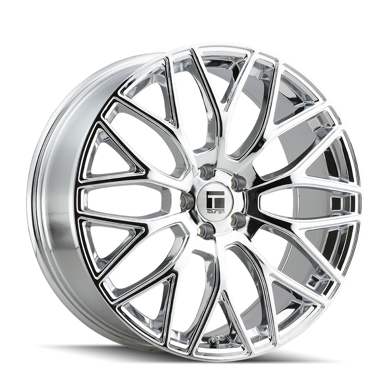 Touren - TR76 - Chrome - CHROME - 18" x 8", 35 Offset, 5x114.3 (Bolt Pattern), 72.6mm HUB