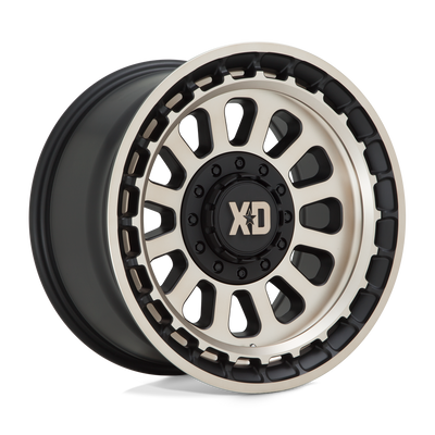 XD Series - XD856 OMEGA - Black - SATIN BLACK WITH BRONZE TINT - 20" x 10", -18 Offset, 8x180 (Bolt Pattern), 124.2mm HUB