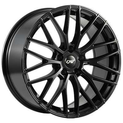 Dai Alloys - Rennsport - Black - Gloss Black - 17" x 7", 40 Offset, 5x115 (Bolt Pattern), 70.3mm HUB