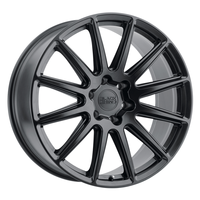 Black Rhino - WAZA - Gunmetal - MATTE BLACK - 20" x 9", 2 Offset, 6x114.3 (Bolt Pattern), 76.1mm HUB