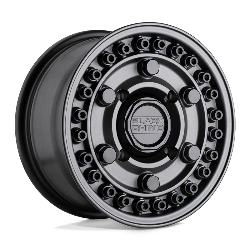 Black Rhino Powersports - ARMORY UTV - Black - GUN BLACK - 15" x 7", 51 Offset, 4x110 (Bolt Pattern), 80.2mm HUB