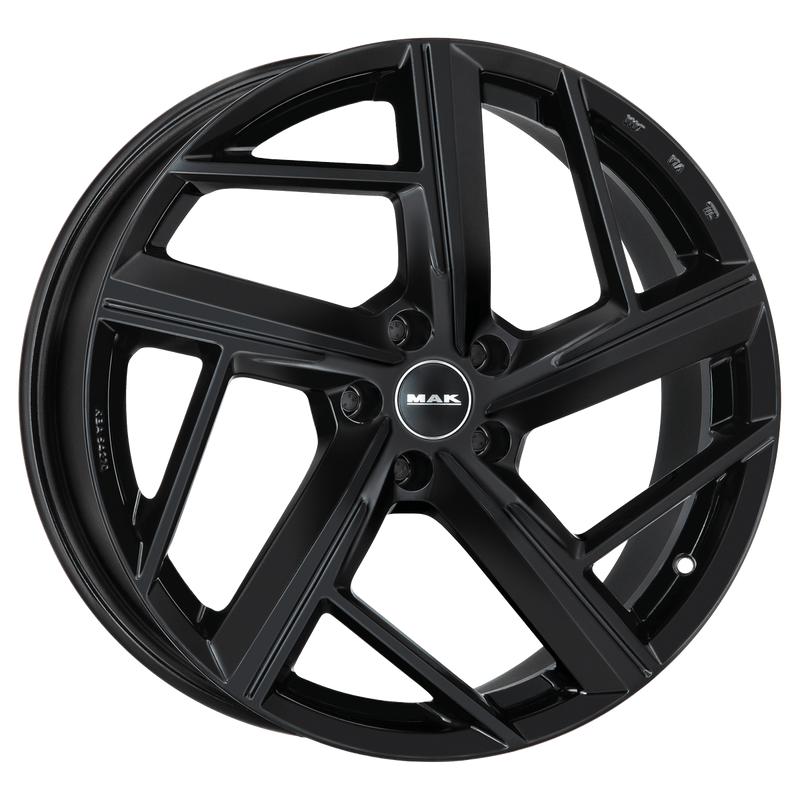 Mak Wheels - QVATTRO - Black - GLOSS BLACK - 19" x 8.5", 25 Offset, 5x112 (Bolt Pattern), 66.5mm HUB
