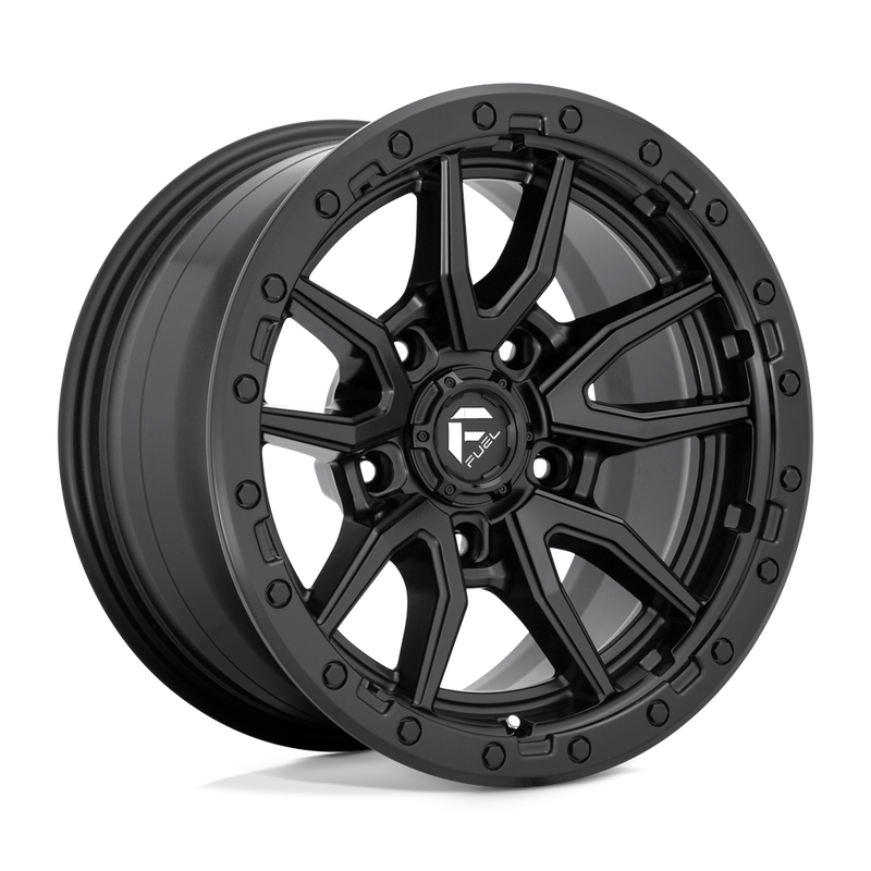 Fuel - D679 REBEL - Black - MATTE BLACK - 17" x 9", -12 Offset, 5x127 (Bolt Pattern), 71.5mm HUB