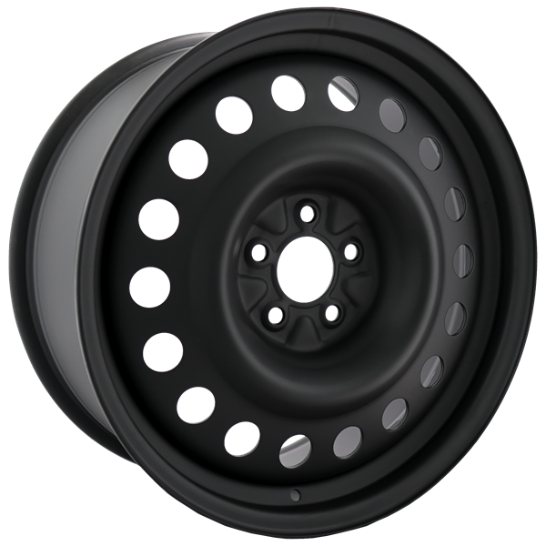 Envy Wheels - NX4 STEEL WHEEL - Black - FLAT BLACK - 19" x 7.5", 40 Offset, 5x108 (Bolt Pattern), 63.4mm HUB