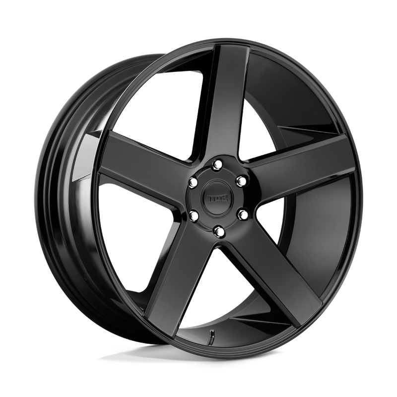 DUB - S216 BALLER - Black - GLOSS BLACK - 22" x 9", 15 Offset, 5x115 (Bolt Pattern), 71.5mm HUB