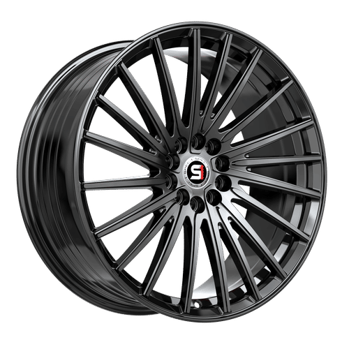 Spec-1 Racing - SP-68 - Black - Gloss Black - 18" x 8", 38 Offset, 5x112/114.3 (Bolt pattern), 73.1mm HUB