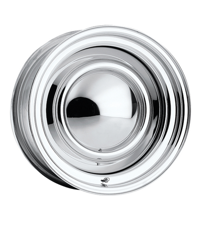 Ceco - Smoothie - Chrome - Chrome - 15" x 6", 3 Offset, 5x127/139.7 (Bolt Pattern), 94.2mm HUB