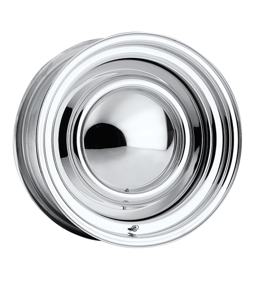 Ceco - Smoothie - Chrome - Chrome - 15" x 6", 3 Offset, 5x127/139.7 (Bolt Pattern), 94.2mm HUB