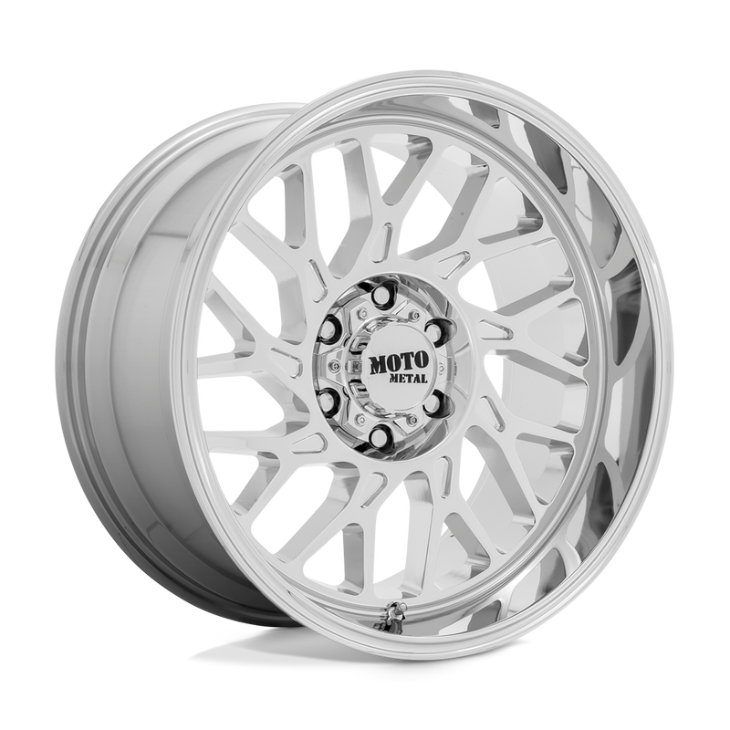 Moto Metal - MO805 - Chrome - CHROME - 20" x 10", -18 Offset, 5x127 (Bolt Pattern), 71.5mm HUB