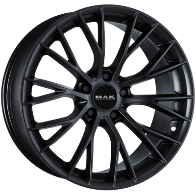 Mak Wheels - MUNCHEN - Black - MATTE BLACK - 19" x 9.5", 45 Offset, 5x120 (Bolt Pattern), 72.6mm HUB