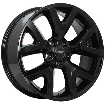 ART - Replica 105 - Black - Gloss Black - 18" x 7.5", 31 Offset, 5x110 (Bolt Pattern), 65.1mm HUB