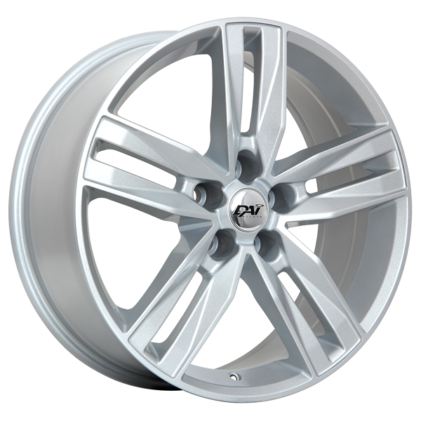 Dai Alloys - Prime - Silver - Metallic Silver - 17" x 7", 39 Offset, 5x100 (Bolt Pattern), 54.1mm HUB