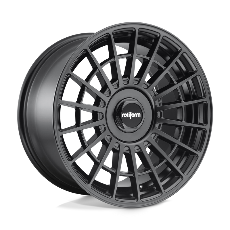 Rotiform - R142 LAS-R - Black - MATTE BLACK - 18" x 9.5", 25 Offset, 5x100/114.3 (Bolt Pattern), 70.1mm HUB