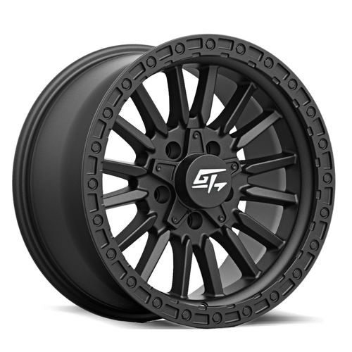 GT Off-Road - Chamber - Black - Matte Black - 18" x 9", 12 Offset, 5x127/139.7 (Bolt pattern), 78.1mm HUB
