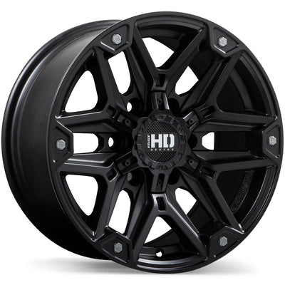 Fast HD - RECON - Black - Satin Black Anthracite - 17" x 8", 20 Offset, 6x139.7 (Bolt Pattern), 93.1mm HUB