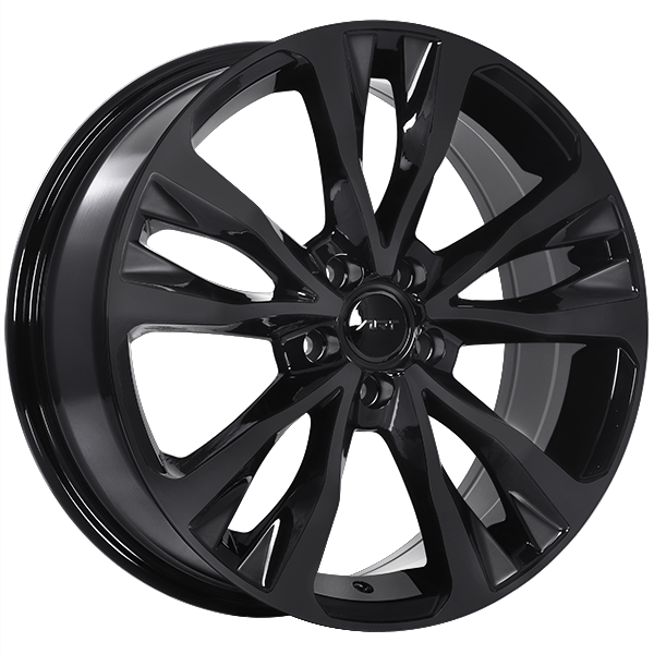 ART - Replica 126 - Black - Gloss Black - 16" x 6.5", 40 Offset, 5x100 (Bolt Pattern), 54.1mm HUB