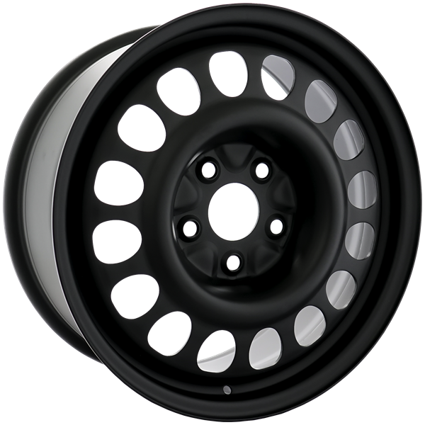 Envy Wheels - NX6 STEEL WHEEL - Black - FLAT BLACK - 18" x 8", 50 Offset, 5x127 (Bolt Pattern), 71.5mm HUB