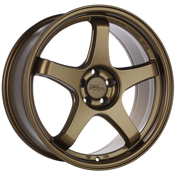 720 Form - FF6 - Bronze - Gloss Bronze - 18" x 8.5", 35 Offset, 5x114.3 (Bolt Pattern), 73.1mm HUB