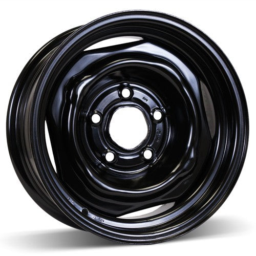RSSW - Steel - Black - Black - 14" x 6", -2 Offset, 5x120.65 (Bolt Pattern), 70.3mm HUB