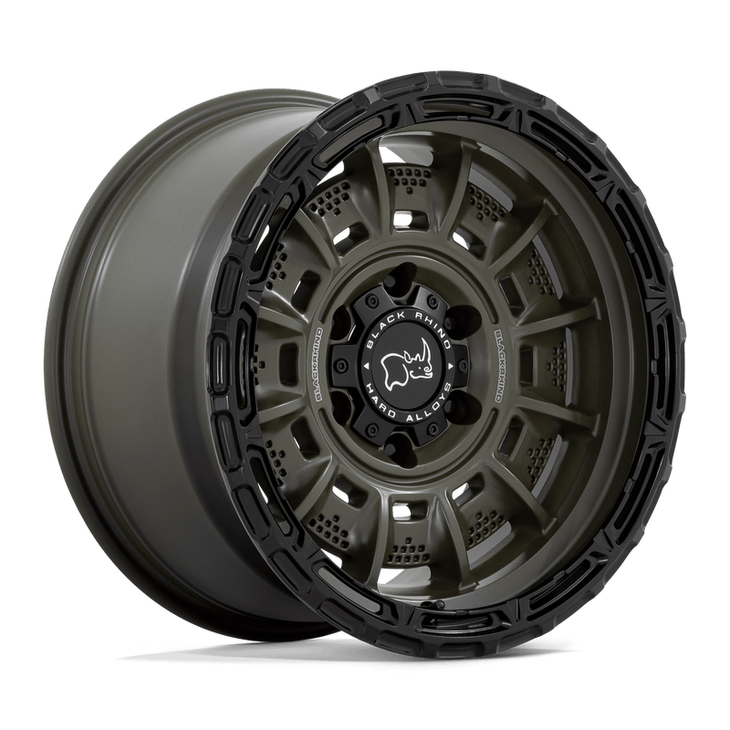 Black Rhino - LEGION - OLIVE DRAB GREEN WITH BLACK LIP - 20" x 10", -18 Offset, 5x139.7 (Bolt Pattern), 78.1mm HUB