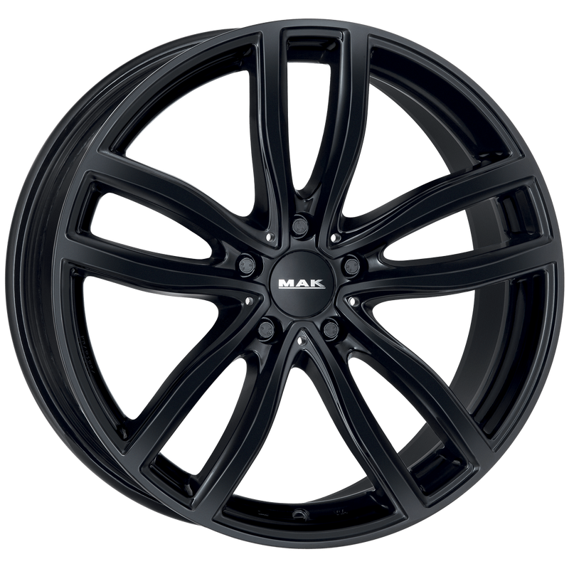 Mak Wheels - FAHR - Black - GLOSS BLACK - 19" x 8", 47 Offset, 5x112 (Bolt Pattern), 66.6mm HUB