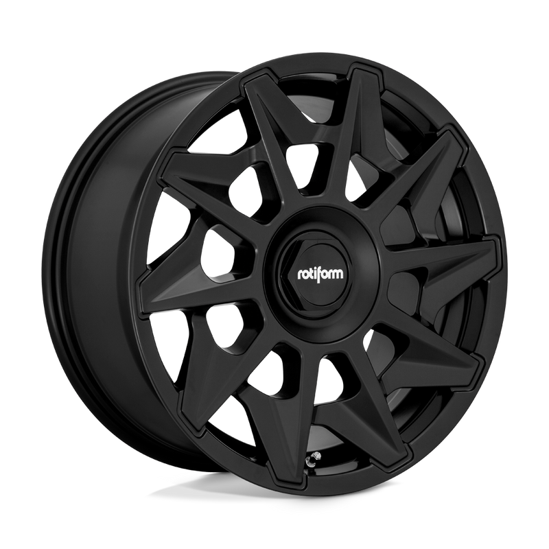 Rotiform - R129 CVT - Black - Matte Black - 18" x 8.5", 45 Offset, 5x112 (Bolt Pattern), 66.6mm HUB