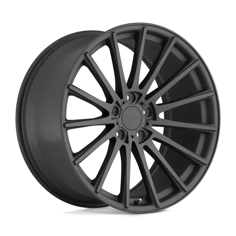 TSW Wheels - CHICANE - Gunmetal - Matte Gunmetal - 18" x 8.5", 35 Offset, 5x100 (Bolt Pattern), 72.1mm HUB