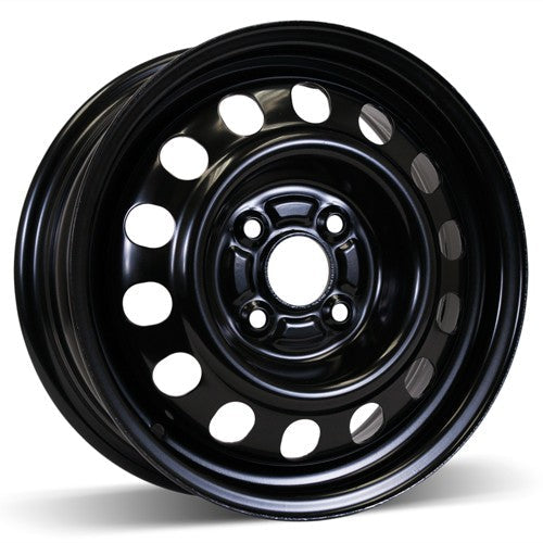 RSSW - Steel - Black - Black - 14" x 5.5", 45 Offset, 4x100 (Bolt Pattern), 54.1mm HUB