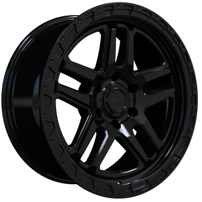 Envy Wheels - FFT-9 - Black - GLOSS BLACK - 20" x 8.5", 25 Offset, 6x135 (Bolt Pattern), 87.1mm HUB