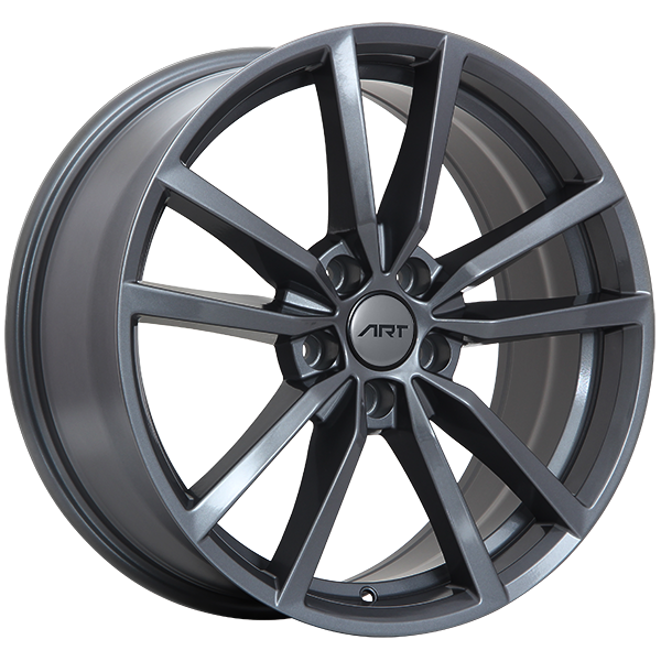 ART - Replica 75 - Gunmetal - Dark Gunmetal - 16" x 7", 45 Offset, 5x112 (Bolt Pattern), 57.1mm HUB