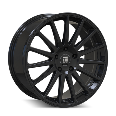 Touren - TR92 - Black - GLOSS BLACK - 17" x 8", 35 Offset, 5x120 (Bolt Pattern), 72.6mm HUB
