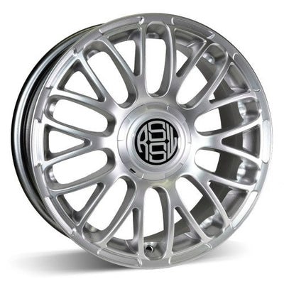 RSSW - Cassino - Silver - Hyper silver - 16" x 6.5", 35 Offset, 5x98 (Bolt Pattern), 58.1mm HUB