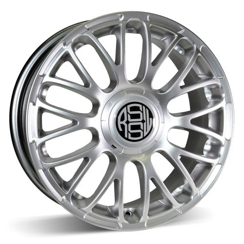 RSSW - Cassino - Silver - Hyper silver - 16" x 6.5", 35 Offset, 5x98 (Bolt Pattern), 58.1mm HUB