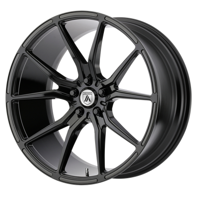 Asanti Black - ABL-13 VEGA - Black - GLOSS BLACK - 20" x 8.5", 38 Offset, 5x114.3 (Bolt Pattern), 72.56mm HUB