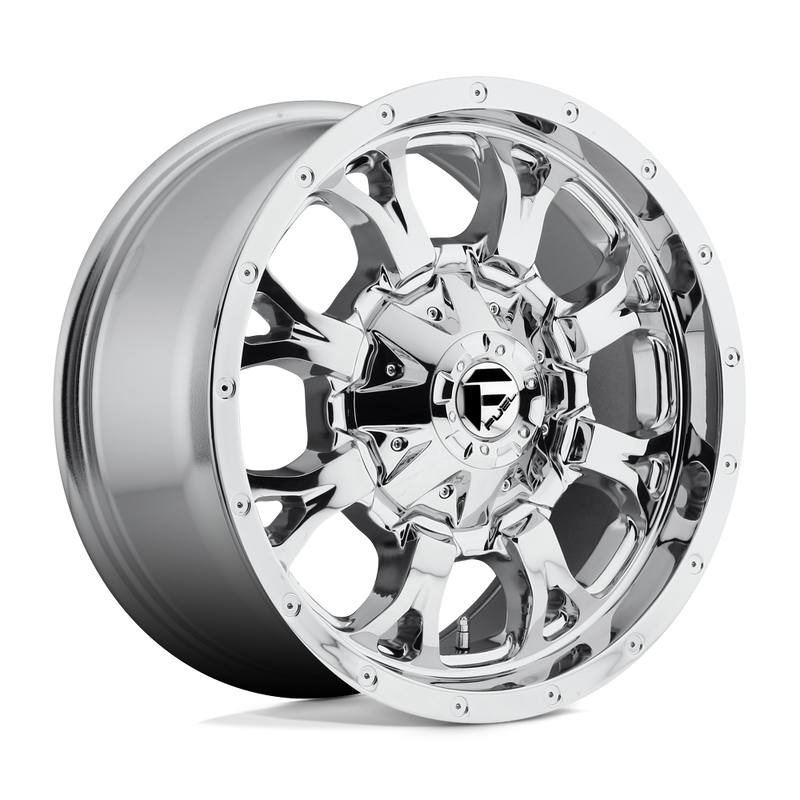 Fuel - D516 KRANK - Polished - CHROME PLATED - 20" x 9", 1 Offset, 6x135/139.7 (Bolt Pattern), 106.1mm HUB
